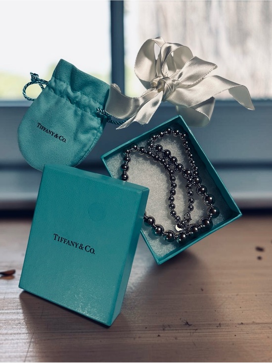 Tiffany & Co. Jewelry - Tiffany & Co. Metallic Hematite Bead Necklace with Tiffany Blue Box
